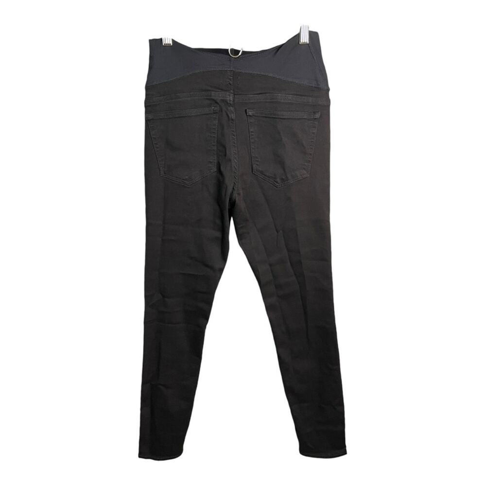J. Crew Factory Over The Belly Maternity Jeans in Signature Stretch Black 25 NWT - Picture 5 of 11